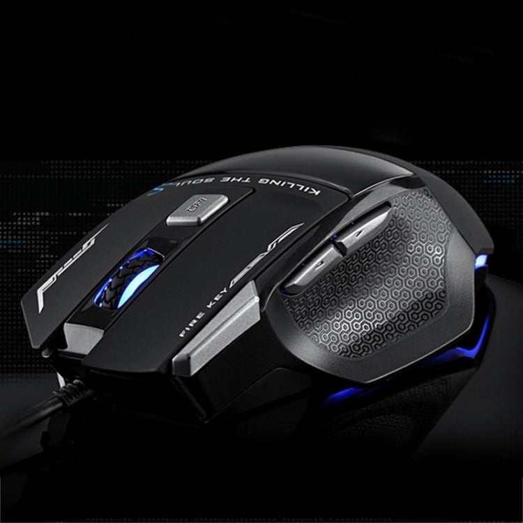 Serie AULA SoulKiller II Mouse da gioco cablato USB ottico competitivo a luce colorata 7D, risoluzione massima di 3500 DPI, SoulKiller II(B) Serie AULA SoulKiller II Mouse da gioco cablato USB ottico competitivo a luce colorata 7D, risoluzione massima di 3500 DPI, SoulKiller II(B)